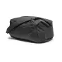 Peak Design Travel Duffel 35L juodas, atsparus vandeniui kelioninis krepšys su paminkštintomis nešimo rankenomis ir išorinėmis kišenėmis