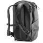 Peak Design Everyday Backpack V2 20L juodo atvaizdas iš šono, su reguliuojamais diržais ir atspariu 400D perdirbtu nailonu