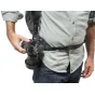 Peak Design Everyday Hip Belt V2 juodas diržas su reguliuojamu aliuminio G-hook užtvirtinimu, paminkštintomis vietomis ir Capture Clip tvirtinimo tašku, laikantis DSLR fotoaparato stabilumui.