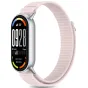 Tech-Protect watch strap Nylon Stripe Xiaomi Smart Band 8/9/10, pink/grey