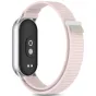 Tech-Protect watch strap Nylon Stripe Xiaomi Smart Band 8/9/10, pink/grey
