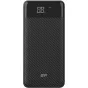 Silicon Power GP28 10000mAh juodos spalvos talpinė baterija su skaitmeniniu ekranu, rodančiu 88% įkrovimo lygį, su dviem USB išėjimais ir USB-C/microUSB įėjimais