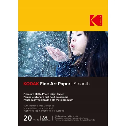 Kodak photo paper A4 Fine Art Smooth 230g 20 sheets