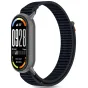 Tech-Protect watch strap Nylon Stripe Xiaomi Smart Band 8/9/10, black/orange