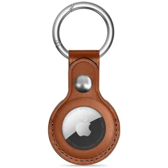 Tech-Protect case NaturalFit Apple AirTag, brown Tech-Protect case NaturalFit Apple AirTag, brown
