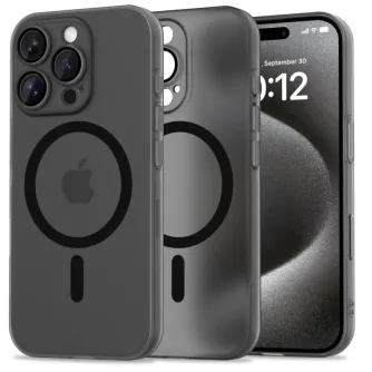 Tech-Protect MagSafe iPhone 16 Pro Max apsaugos dėklas su elegantišku dizainu, belaidžio įkrovimo suderinamumu ir kariniams standartams atitinkančia apsauga.