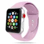 Tech-Protect violetinė TPU Apple Watch juosta 38mm, 40mm, 41mm modeliams – sportiškas dizainas, saugus užfiksavimas, lengvai keičiamas