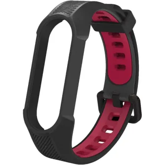 Tech-Protect watch strap Armour Xiaomi Mi Band 5/6, black/red Tech-Protect watch strap Armour Xiaomi Mi Band 5/6, black/red