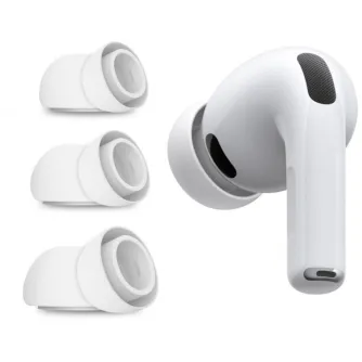 Tech-Protect ear tips AirPods Pro 3, white Tech-Protect ear tips AirPods Pro 3, white