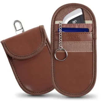 Tech-Protect key pouch RFID Signal Blocker KLR100, brown Tech-Protect key pouch RFID Signal Blocker KLR100, brown