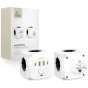 Tech-Protect power adapter PCL3X4 2xUSB/2xUSB-C, white