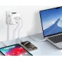 Tech-Protect power adapter PCL3X4 2xUSB/2xUSB-C, white