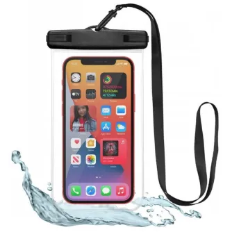 Tech-Protect waterproof bag Universal, transparent/black Tech-Protect waterproof bag Universal, transparent/black