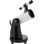Celestron Cometron FirstScope 76mm stalo teleskopas su tvirtu juodu pagrindu ir radimo įrenginiu kometų ir planetų stebėjimui
