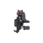 Celestron NexYZ 3 smartfono adapteris su trimis ašų nustatymais, minkštu okuliaro užtvirtinimu su oranžiniu akcentu ir saugia platforma išmaniesiems telefonams.