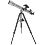 Celestron StarSense Explorer LT80AZ teleskopas su išmaniojo telefono dokšteliu ir altazimuto montūra ant tvirto trikojės, skirtas lengvai stebėti nakties dangų