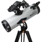 Celestron StarSense Explorer LT114AZ teleskopas su telefonu dokšteliu ir su programine įranga lengvai stebėti žvaigždes, su 114 mm refraktoriaus optika ir altazimuto statiniu