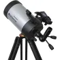 Celestron StarSense Explorer DX 6 colio Schmidt-Cassegrain teleskopas su išmaniojo telefono dokšteliu, akimis ir raudonos taškelės rado klampėmis ant altazimuto statmeno