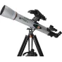 Celestron StarSense Explorer LT70AZ teleskopas su telefono dokšteliu ir altazimuto montavimu, kad būtų lengva aptikti dangaus objektus