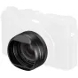 SmallRig 5850 UV filtras su precizi CNC apdirbtu objektyvo skydiku Fujifilm X100VI/X100V kameroms - juodas apsaugos priemonės su optiniu stiklu ir atspindžio slopinančiu danga