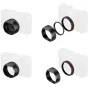 SmallRig 5850 UV filtrų komplektas su objektivo skydeliu FUJIFILM X100VI/X100V - juodo spalvos komplektas su adapterio žiedu ir optiniu stiklo filtru