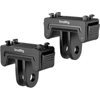 SmallRig 6303 greito atleidimo tvirtinimo adapteris Insta360 kameroms - dvigubos šakelės bazė su saugiu sukibimu greitam kamerų tvirtinimui SmallRig 6303 greito atleidimo tvirtinimo adapteris Insta360 kameroms - dvigubos šakelės bazė su saugiu sukibimu greitam kamerų tvirtinimui