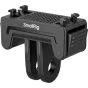 SmallRig 6303 greitas tvirtinimo adapteris Insta360 kameroms su tekstūru ir dvigubu pagrindu įvairiems priedams.
