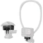 SmallRig 6303 greitas atlaisvinimo tvirtinimo adapteris Insta360 kameroms, su statyvo tvirtinimu ir kameros prijungimo vaizdu.