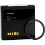 NiSi NC UV filtras Leica D-LUX 8 juodame pakete su 43 mm UV apsaugosiu stiklu, atskirai rodomas.