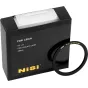 NiSi NC UV filtras Leica D-LUX 8 modeliui su juodu anoduotu rėmu ir nano danga, leidžiantis 99,2% šviesos, rodomas su originalia pakuote