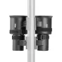 SmallRig 6255 kameros kablių laikiklis su saugiu užraktu ir dviem gėrimų talpyklėmis, tinkamas vamzdžiams iki 50 mm skersmens