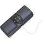 SmallRig 5110 galios banko krovimo dėklas su USB-C prievadu ir įmontuotu kabeliu, priekinis vaizdas su baterijos lygio rodikliais Nikon EN-EL15c baterijoms