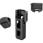 SmallRig 6006 dėžė DJI Osmo Pocket 4/3 su NATO šliuzais, silikono pagalvėlėmis ir priedų montavimo taškais - priekis ir šonas