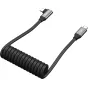 SmallRig 5730 USB-C suktinis kabelis su tiesioginiu ir kampuotu jungtimi, 240W greitas užkrovimas, patvarus TPU suktinis dizainas