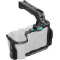 SmallRig HawkLock greito atlaisvinimo kameros rėmas Canon EOS R6 Mark II su ergonomine rankena, kabelių tvirtinimu ir NATO bėgiais papildomoms priedams