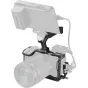SmallRig HawkLock greito atlaisvinimo kameros rėmas Canon EOS R6 Mark II su ergonomine rankena, kabelio užtvirtinimu ir NATO bėgiais priedams