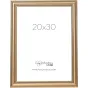 Eleganti FOCUS Tango Classic auksinė nuotraukų rėmelė 20x30 cm su tikru stiklu ir tvirtu atraminiu nugarėle lentynai ar stalui