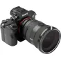 Sony Alpha bezzerkalinis fotoaparatas su 67mm objektyvo montu, puikiai tinkantis NiSi apšvietimo poliarizuojančių CPL filtrų pritaikymui, siekiant geriau išryškinti peizažo nuotraukas.