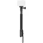 SmallRig 6362 selfie lazda DJI Osmo Action 6/Nano kamerai su magnetiniu adapteriu, išskleistas vaizdas su tvirta aliuminio konstrukcija ir sukimosi užkardymo šešiakampiu dizainu