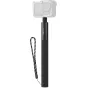 SmallRig 6319 selfie lazdelė aktyvioms kameroms su rankenos juostele ir kameros montavimo adapteriu, 120 cm ilgio, juodas dizainas