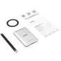 SmallRig 6292 nešiojamasis 1TB talpos SSD su magnetiniu dizainu, USB-C kabeliu, metaliniu žiedu ir QR kodų instrukcijomis komplekte