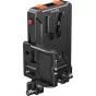 SmallRig 5881 inteligentinė V-Mount baterijos adapterio plokštė su digitaliu displeju, 15 mm dvigubo strypo kliumpa ir daugiaportinėmis įvesties/išvesties jungtimis profesionaliam video įrenginiui.