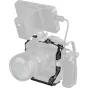 SmallRig 6114 kameros Sony A7 serijai su vertikalia rankena VG-C4EM - pilnas komplektas su LED šviestuvu panele, šonine rankena ir priedų montavimo galimybėmis