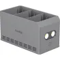 SmallRig 6502 100W akumuliatorių įkroviklis DJI Mini 5/4/3 Pro su priekine ventiliacija, LED indikatoriais ir kompaktišku kelioniniu dizainu