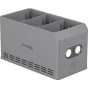 SmallRig 6502 100W akumuliatorių įkroviklis DJI Mini 5/4/3 Pro su apšviestais būsenos indikatoriais ir kompaktišku dizainu patogiam keliaujant