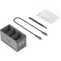 SmallRig 6502 100W akumuliatorių įkroviklis DJI Mini 5/4/3 Pro su USB-C kabeliu, kompaktiškas dizainas su temperatūros kontrole ir avariniu maitinimu.
