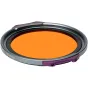 NiSi JetMag Pro 49 oranžinis filtras - profesionalus magnetinis oranžinis filtras peizažo ir architektūros fotografijai su ultragreičiu aliuminio rėmu ir vandens atspariu nano danga