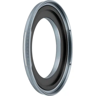 NiSi JetMag Pro 49 adapterinis žiedas 39mm objektyvams su metaliniu kraštu, smulkia tekstūra patogiam sukibimui ir lygiu magnetiniu paviršiumi saugiam filtrų tvirtinimui.
