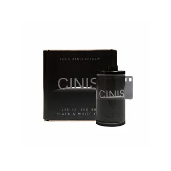 KONO CINIS 35 mm juodo-baltos ISO 400 filmas rulinys su 36 nuotraukomis, originalioje pakuotėje ir kasetėje, paruoštas naudoti kameroje KONO CINIS 35 mm juodo-baltos ISO 400 filmas rulinys su 36 nuotraukomis, originalioje pakuotėje ir kasetėje, paruoštas naudoti kameroje