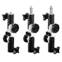 MITOYA MTY-N1 universalus studijos galvos stovas su 180° posūkio reguliavimu, skliauto anga ir 1/4"-3/8" adapteriais fotografijai ir vaizdo įrašams